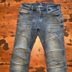 Hollister Super Skinny Moto Jeans Size 31x32